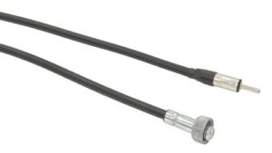 1958-1960 Chevrolet Corvette Antenna Assembly - Correct Push-Down Mast With Rings