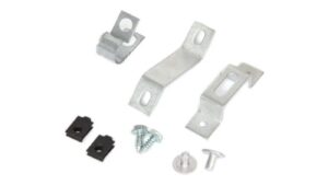 1963-1964 Corvette Antenna Brackets with Clamp & Screw Set