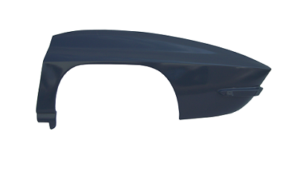 1963-1967 Corvette Rear Quarter Panel Stock LH (Hand Laid)