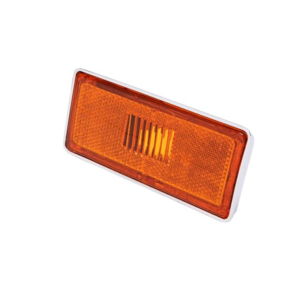 1973-1974 Corvette LH Front Marker Light (Correct Metal Housing)