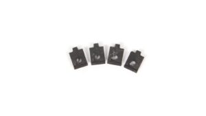 1964-1965 Corvette Coupe Rear Vent Cover U-Nuts (4 Pieces)