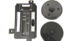 1968-1968 Corvette Heater Control Reface Kit - With Air Conditioning