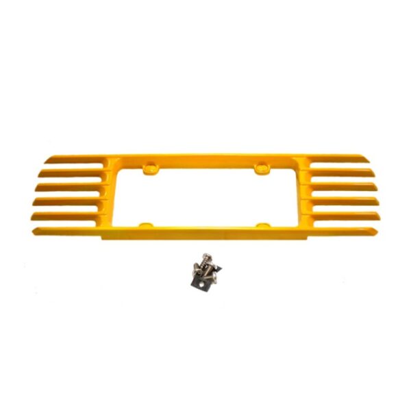 2000-2004 Corvette Rear License Plate Frame Painted Millenium Yellow 00-04