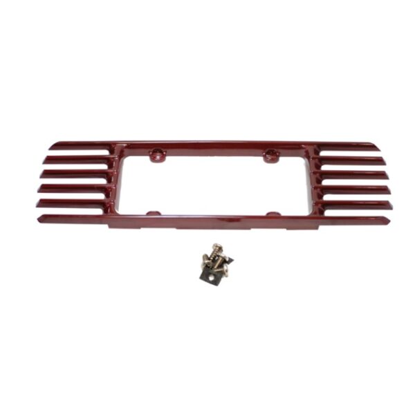1999-2004 Corvette Rear License Plate Frame Painted Mag Red 99-04