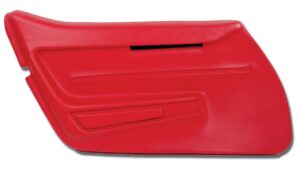 1968-1968 Corvette LH Door Panel without Trim (Red)