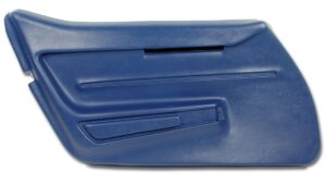 1968-1968 Corvette LH Door Panel without Trim (Medium Blue)