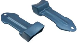 1965-1966 Corvette Seat Belt Retractor Covers - Pair (Blue)