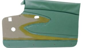 1959-1959 Corvette Door Panel - Pair without Metal Upper Support (Turquoise)