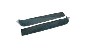 1976-1976 Corvette Deluxe Door Panel Carpet/Vinyl Strip - Pair (Bluegreen)