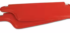 1965-1966 Corvette Coupe Sunvisor - Pair without Hardware (Red)