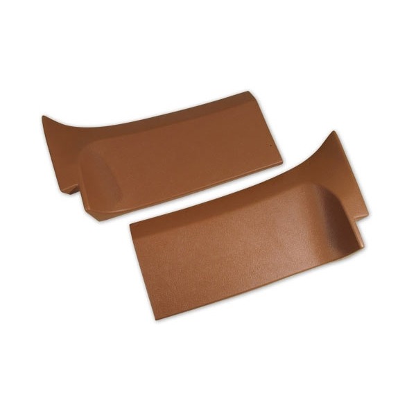 1973-1973 Corvette Rear Roof Trim Panel - Pair (Dark Saddle)