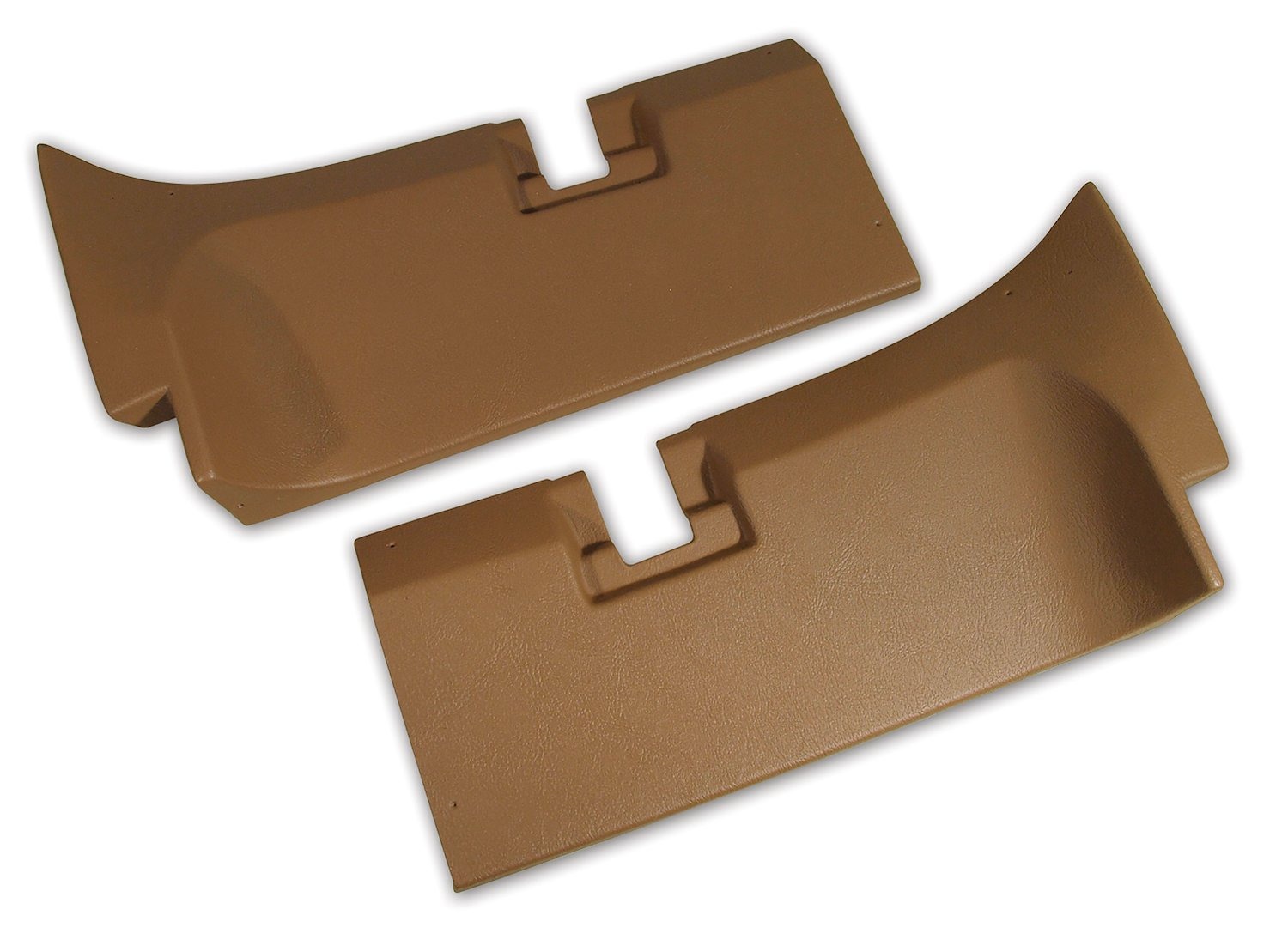 1971-1972 Corvette Rear Roof Panel Trim - Pair (Dark Saddle)