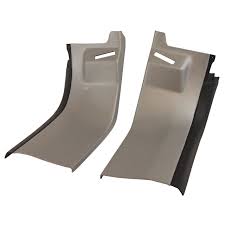 1981-1981 Corvette Rear Roof Panel Trim - Pair (Silver)