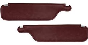 1965-1965 Corvette Coupe Sunvisor - Pair without Hardware (Maroon)