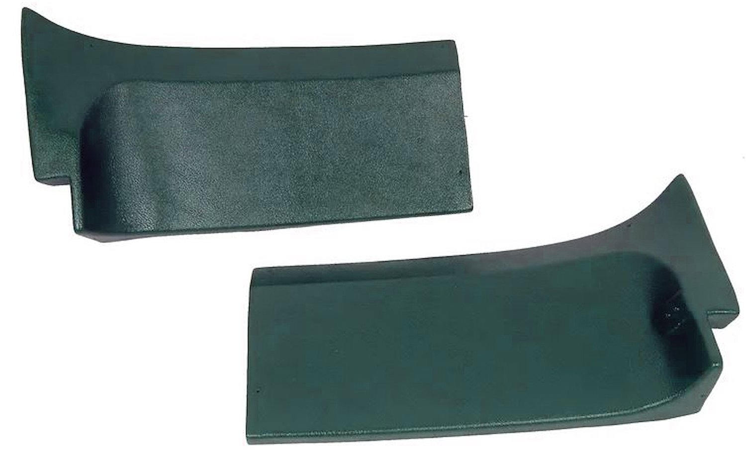 1976-1976 Corvette Rear Roof Trim Panel - Pair (Bluegreen) (1st design)