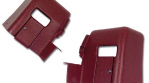 1976-1976 Corvette Coupe Quarter Panel Trim Extension (Firethorn) - Pair