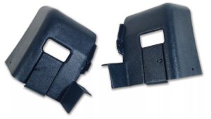 1977-1977 Corvette Coupe Quarter Panel Trim Extension (Dark Blue) - Pair