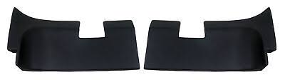 1968-1968 Corvette Rear Roof Panel Trim - Pair (Black) 2nd design
