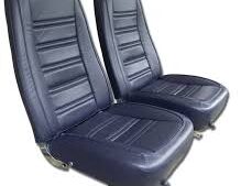 1978-1978 Corvette Leather Seat Cover Set (Dark Blue)