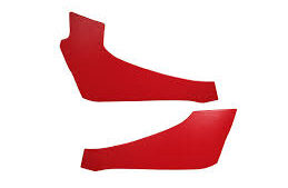 1965-1965 Corvette Coupe Quarter Panel - Pair (Red)