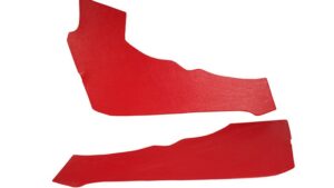 1964-1964 Corvette Coupe Quarter Panel Trim - Pair (Red)