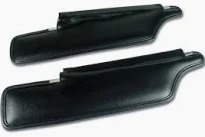 1966-1966 Corvette Convertible Sunvisor - Pair without Hardware (Dark Blue)
