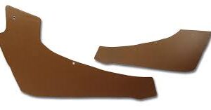 1964-1964 Corvette Coupe Quarter Panel Trim - Pair SADDLE